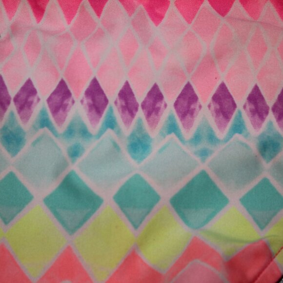 Multi Color Reversibile  2 Pcs Justice Bikini Swimsuit Size 14 - Picture 13 of 13